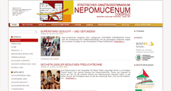 Desktop Screenshot of nepomucenum.de